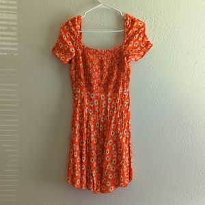Zara orange dress